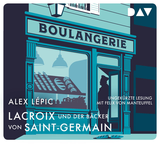 Buchcover von 'Lacroix und der Bäcker von Saint-Germain. Sein zweiter Fall' - Hörbuch (CD) von Alex Lépic