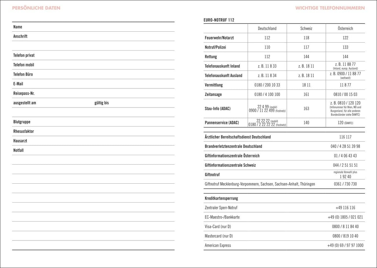Lady Terminkalender A6 2027 – Ansicht