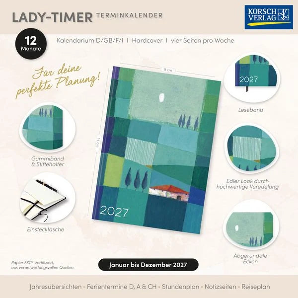 Lady-Timer Finca 2027 – Ansicht