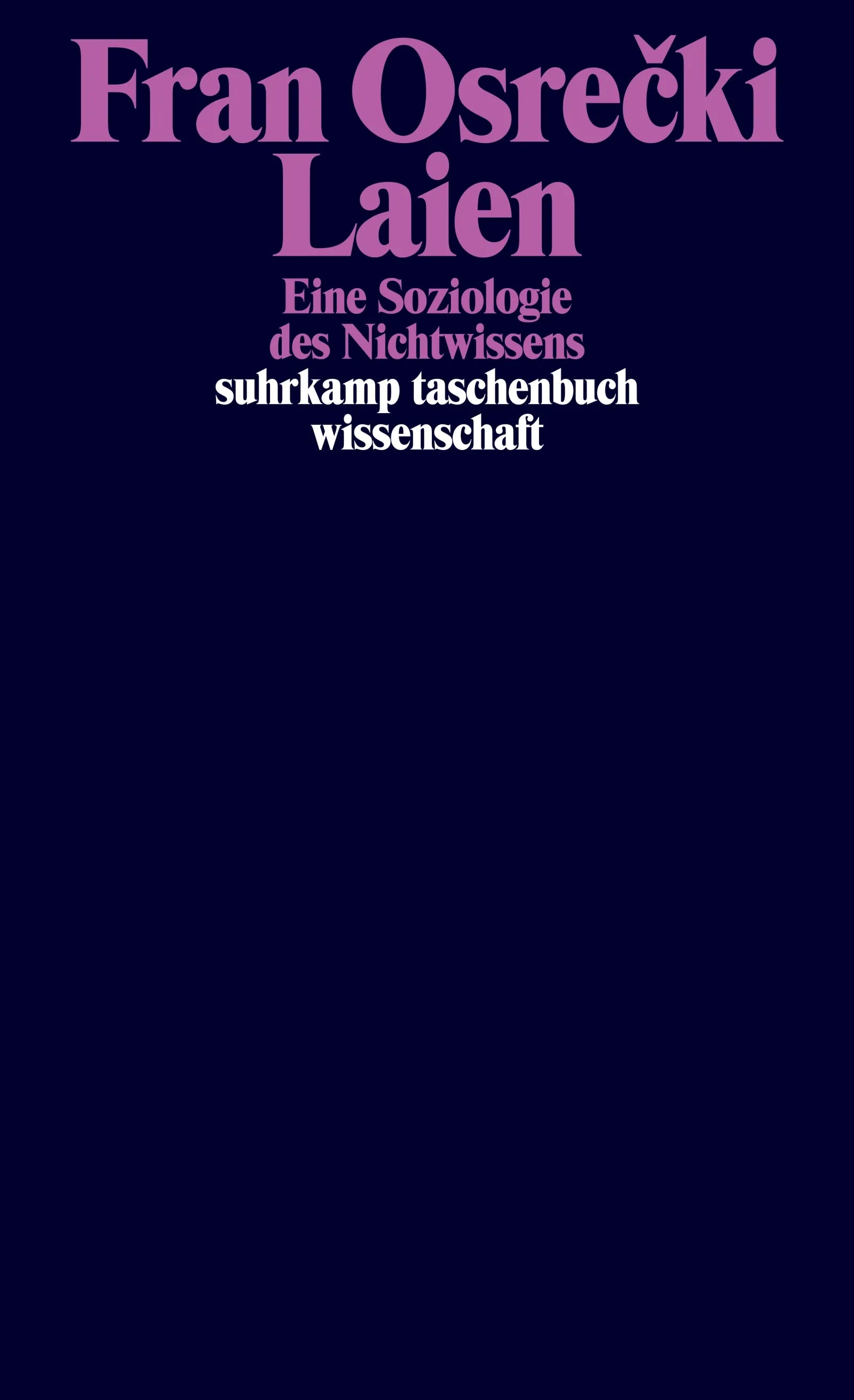 Cover: Laien (E-Book) von Fran Osrečki