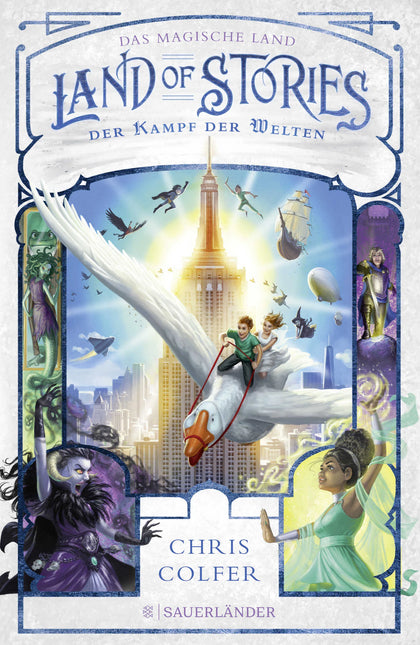 Buchcover von 'Land of Stories: Das magische Land – Der Kampf der Welten' - Gebundene Ausgabe von Chris Colfer