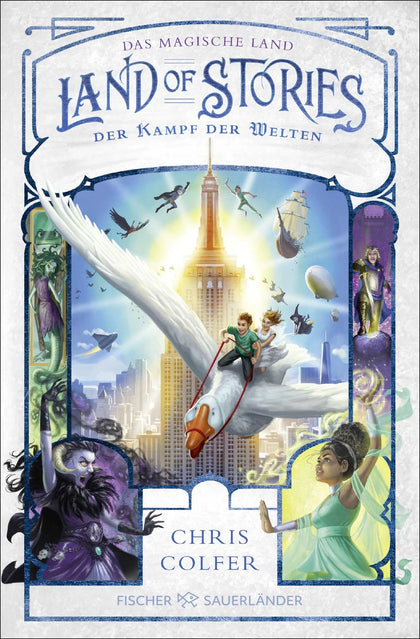 Buchcover von 'Land of Stories: Das magische Land – Der Kampf der Welten' - Taschenbuch von Chris Colfer