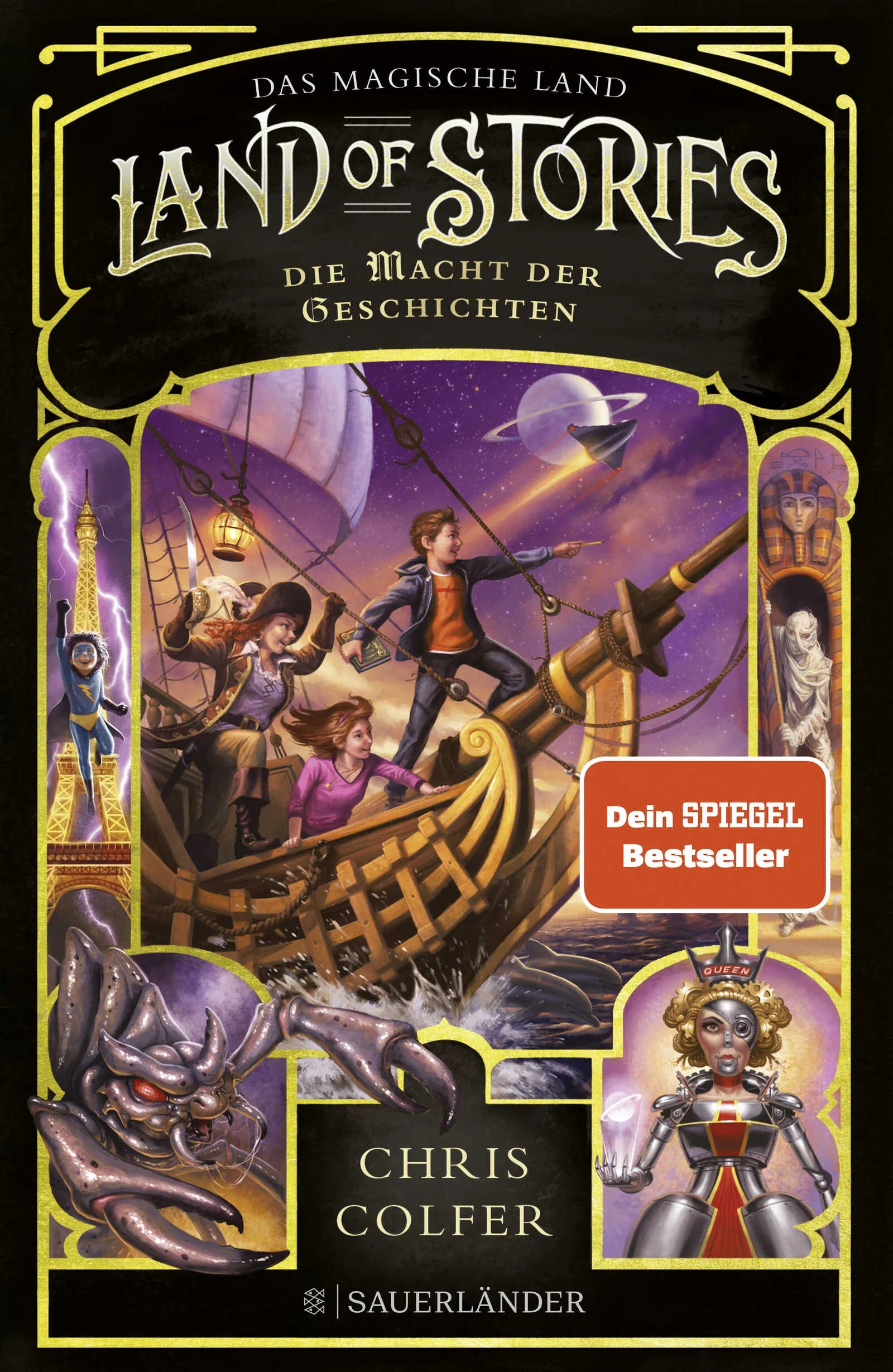 Buchcover von 'Land of Stories: Das magische Land – Die Macht der Geschichten' - Gebundene Ausgabe von Chris Colfer