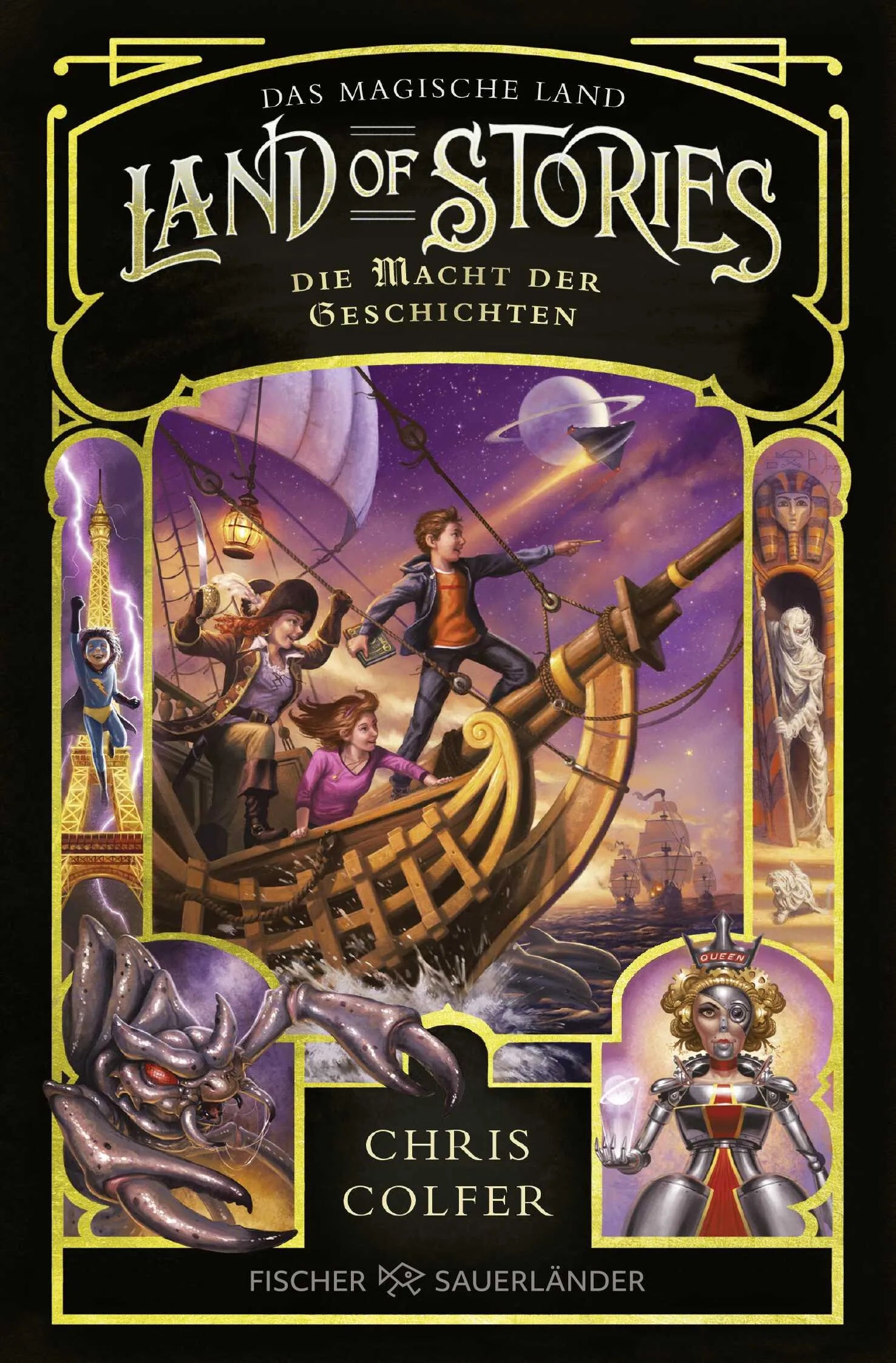 Buchcover von 'Land of Stories: Das magische Land – Die Macht der Geschichten' - Taschenbuch von Chris Colfer