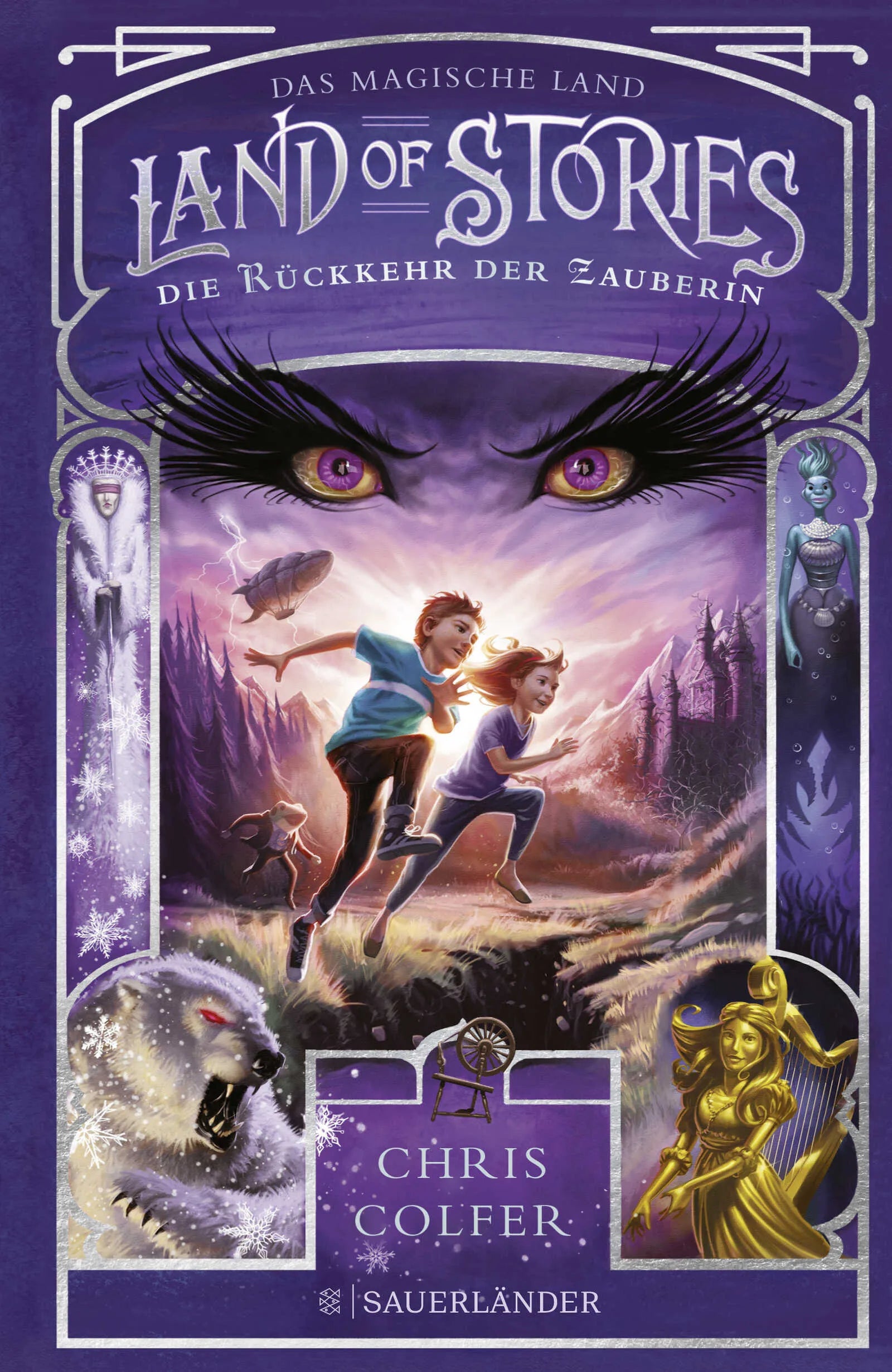 Buchcover von 'Land of Stories: Das magische Land – Die Rückkehr der Zauberin' - Gebundene Ausgabe von Chris Colfer
