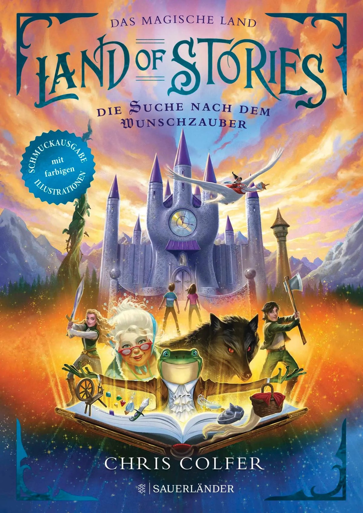 Cover: Land of Stories: Das magische Land – Die Suche nach dem Wunschzauber (Hardcover) von Chris Colfer