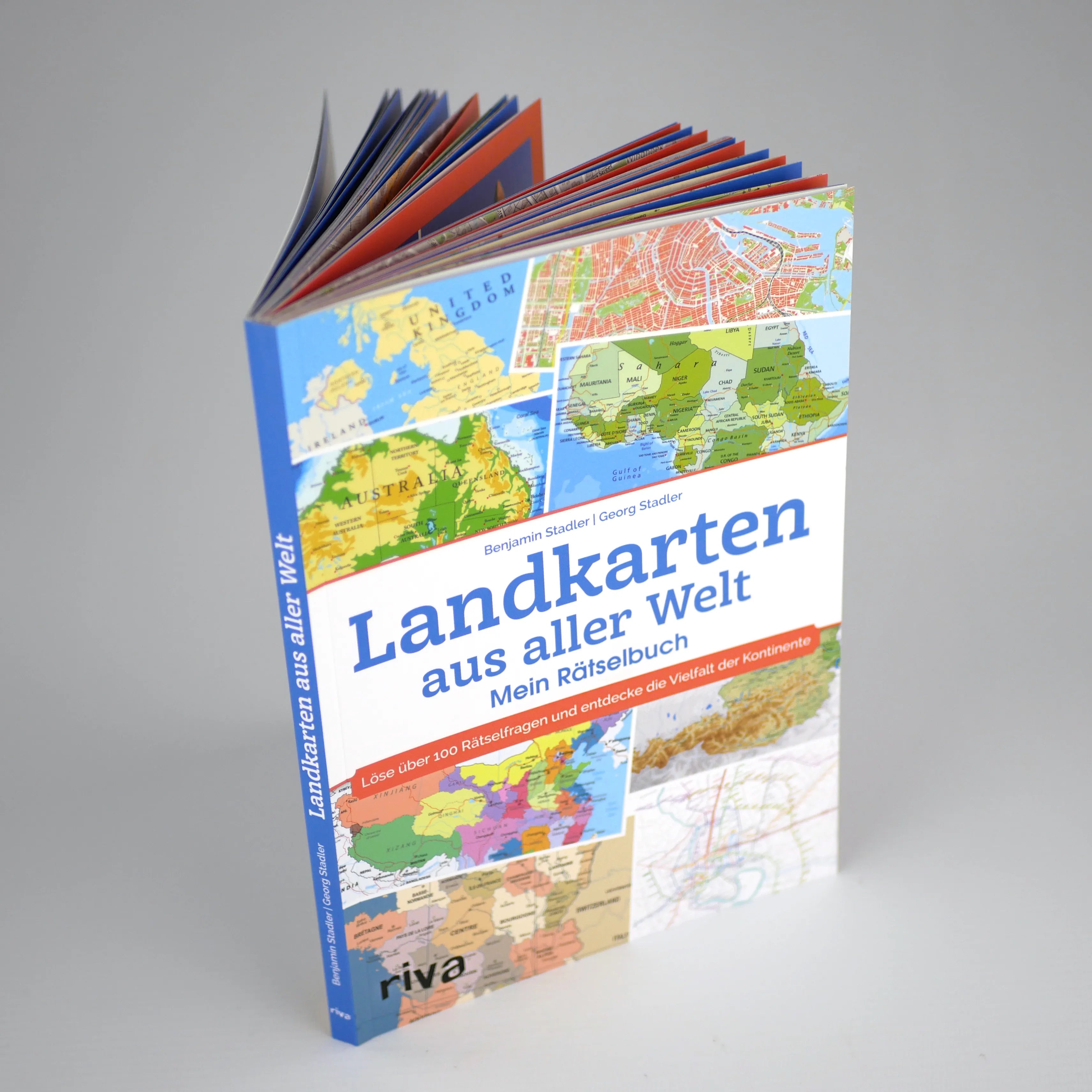 Innenansicht von 'Landkarten aus aller Welt – Mein Rätselbuch' - Taschenbuch