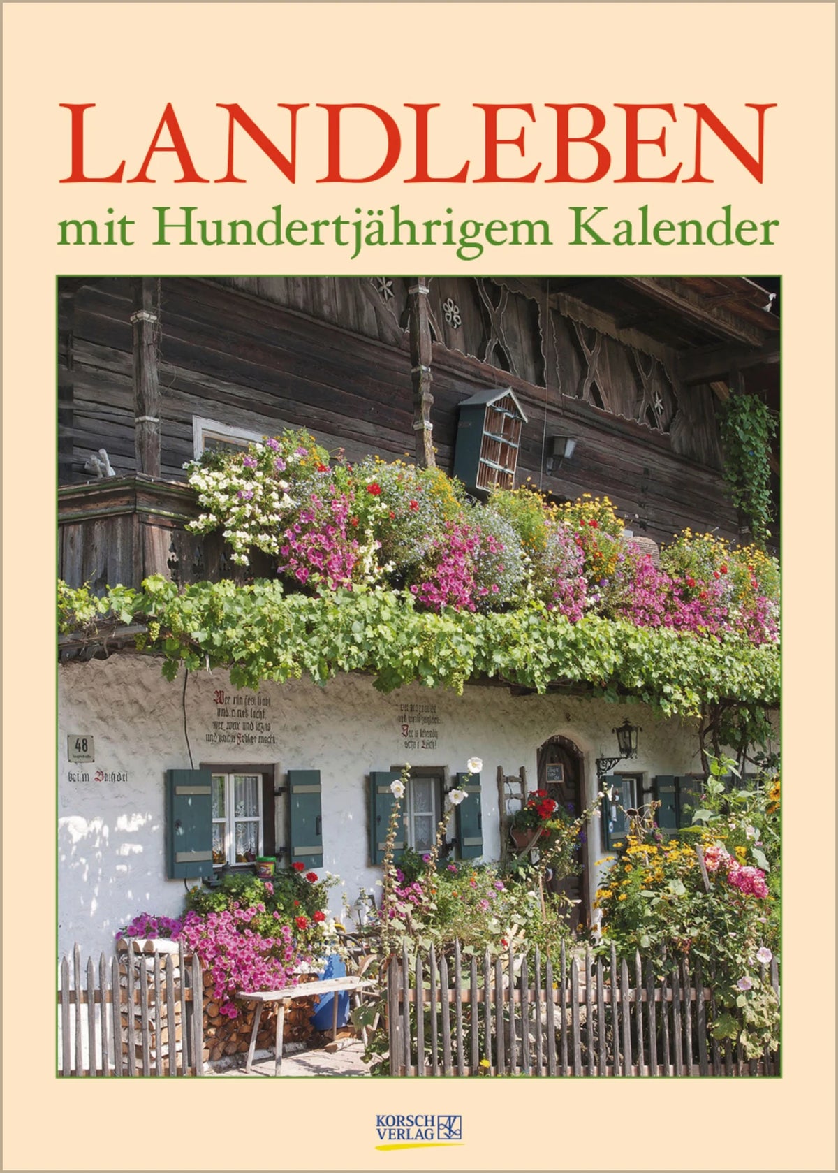 Wandkalender: Landleben mit Hundertjährigem Kalender 2027