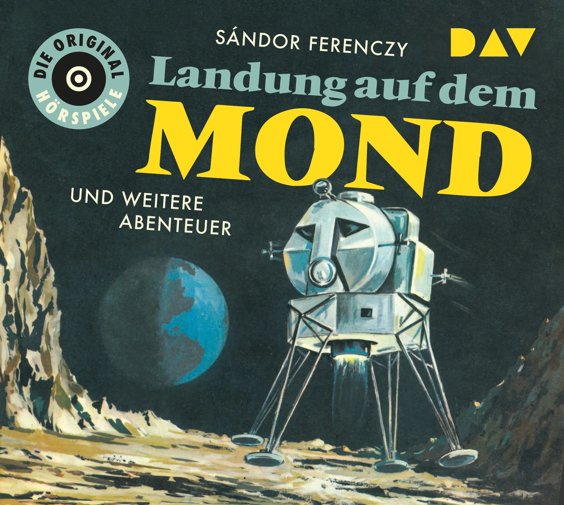 Buchcover von 'Landung auf dem Mond und weitere Abenteuer' - Hörbuch (CD) von Sándor Ferenczy