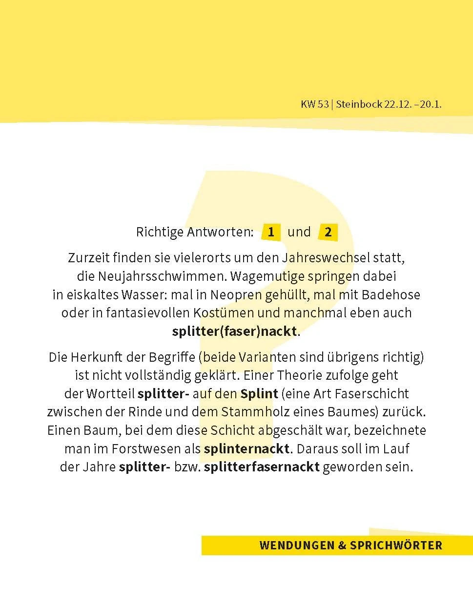 Langenscheidt Quizkalender Deutsch 2027 – Ansicht