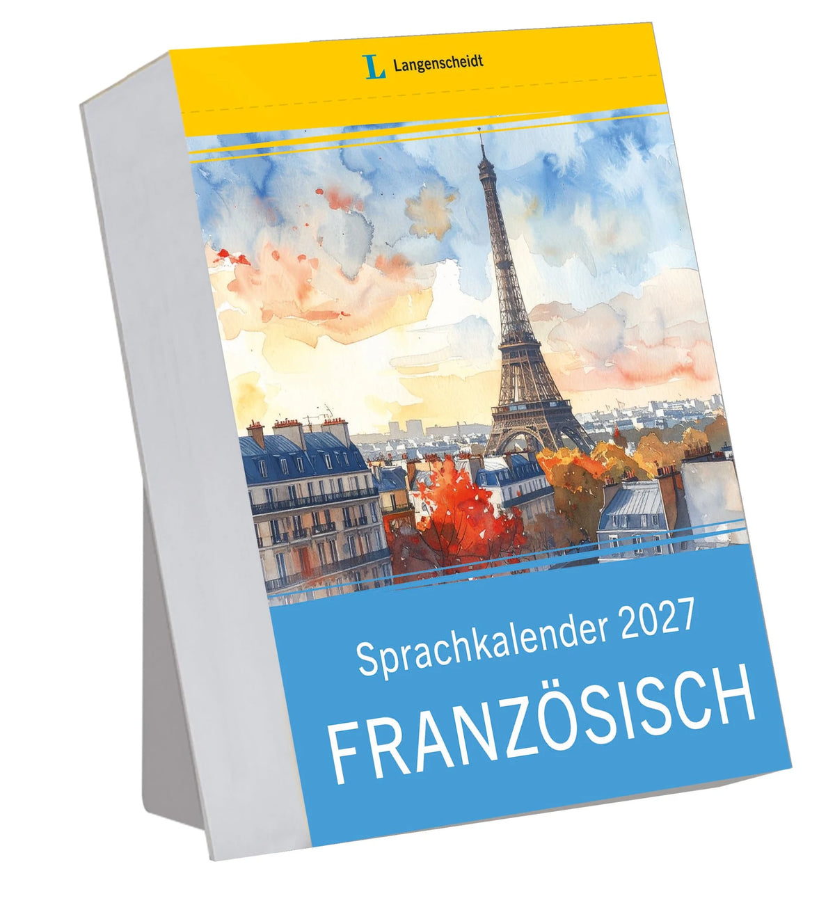 Taschenkalender: Langenscheidt Sprachkalender Französisch 2027