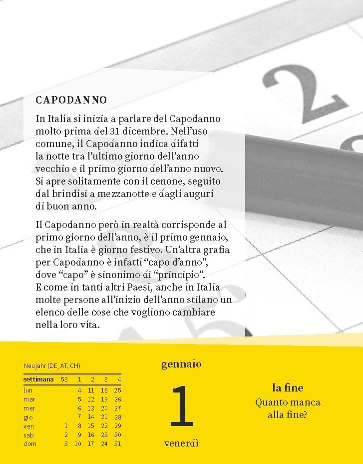 Langenscheidt Sprachkalender Italienisch 2027 – Ansicht