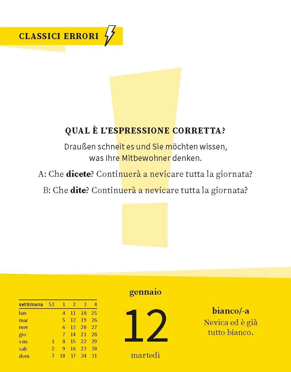 Langenscheidt Sprachkalender Italienisch 2027 – Ansicht