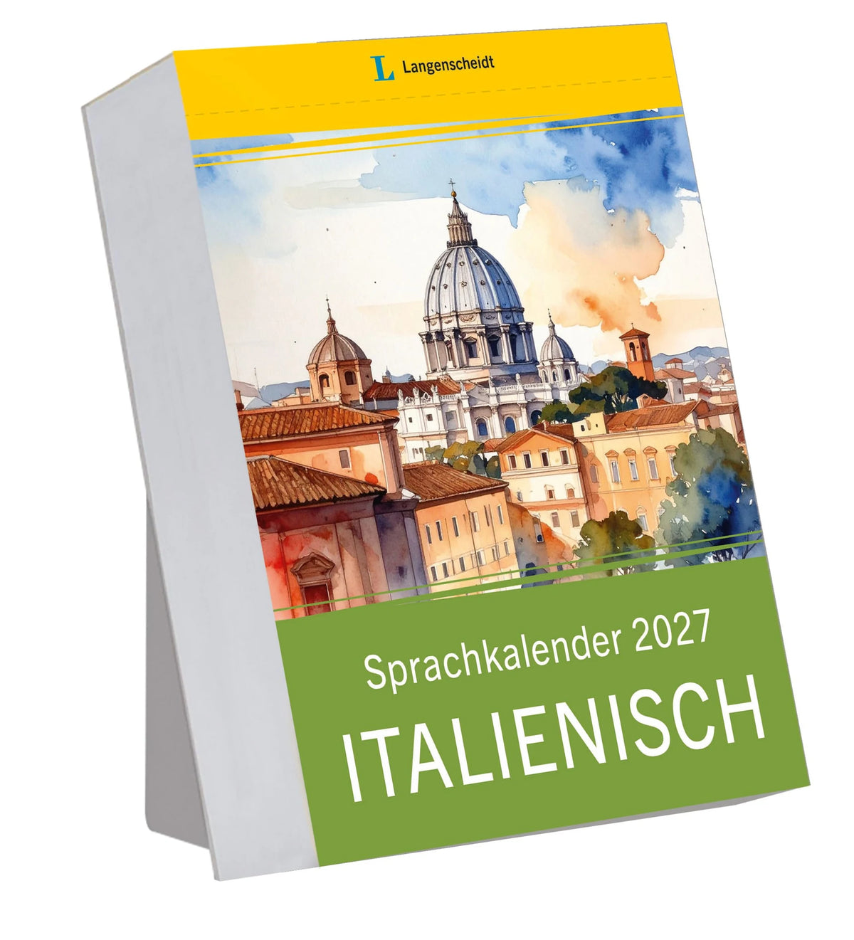 Taschenkalender: Langenscheidt Sprachkalender Italienisch 2027