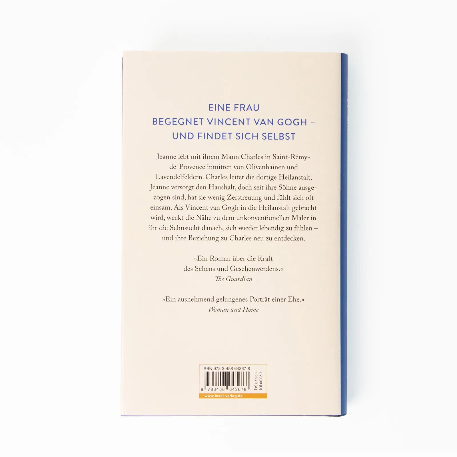 Buchrückseite von 'Lass mich dir von einem Mann erzählen, den ich kannte' mit Klappentext - Gebundene Ausgabe