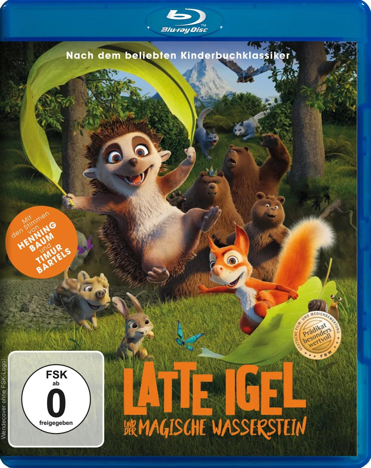 Latte Igel und der magische Wasserstein - Blu-ray Disc