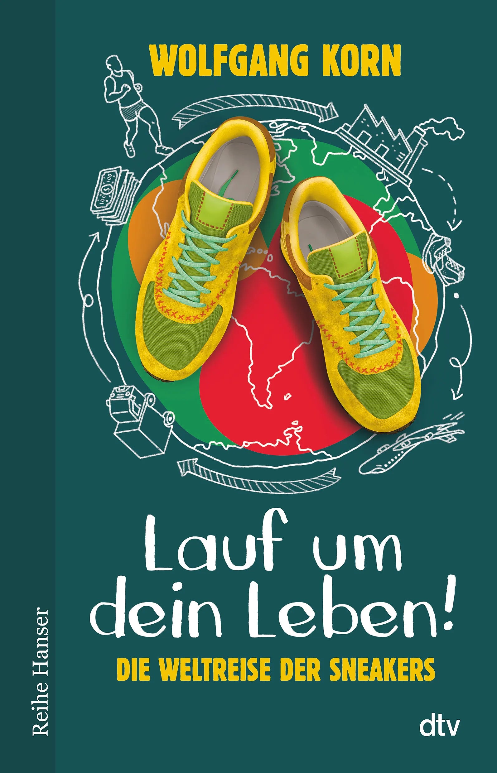Buchcover von 'Lauf um dein Leben!' - Taschenbuch von Wolfgang Korn