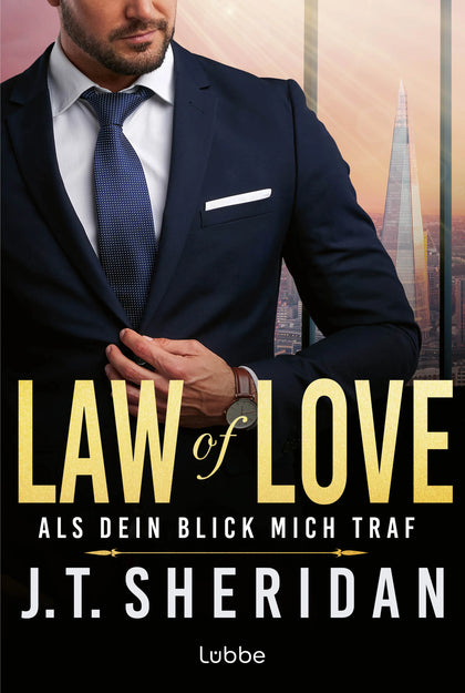 Buchcover von 'Law of Love - Als dein Blick mich traf' - Taschenbuch von J.T. Sheridan