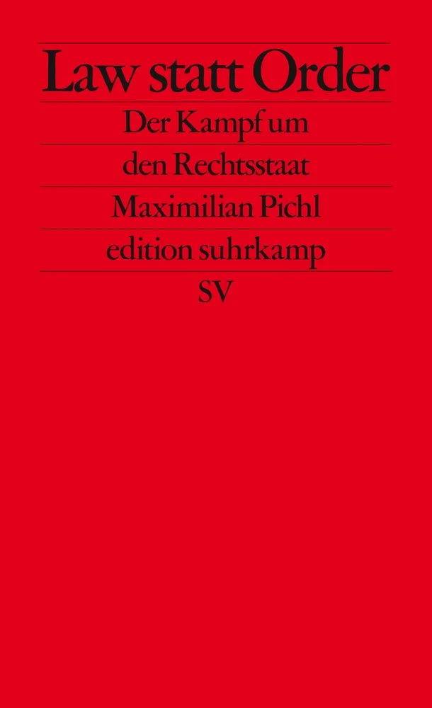 Cover: Law statt Order (E-Book) von Maximilian Pichl