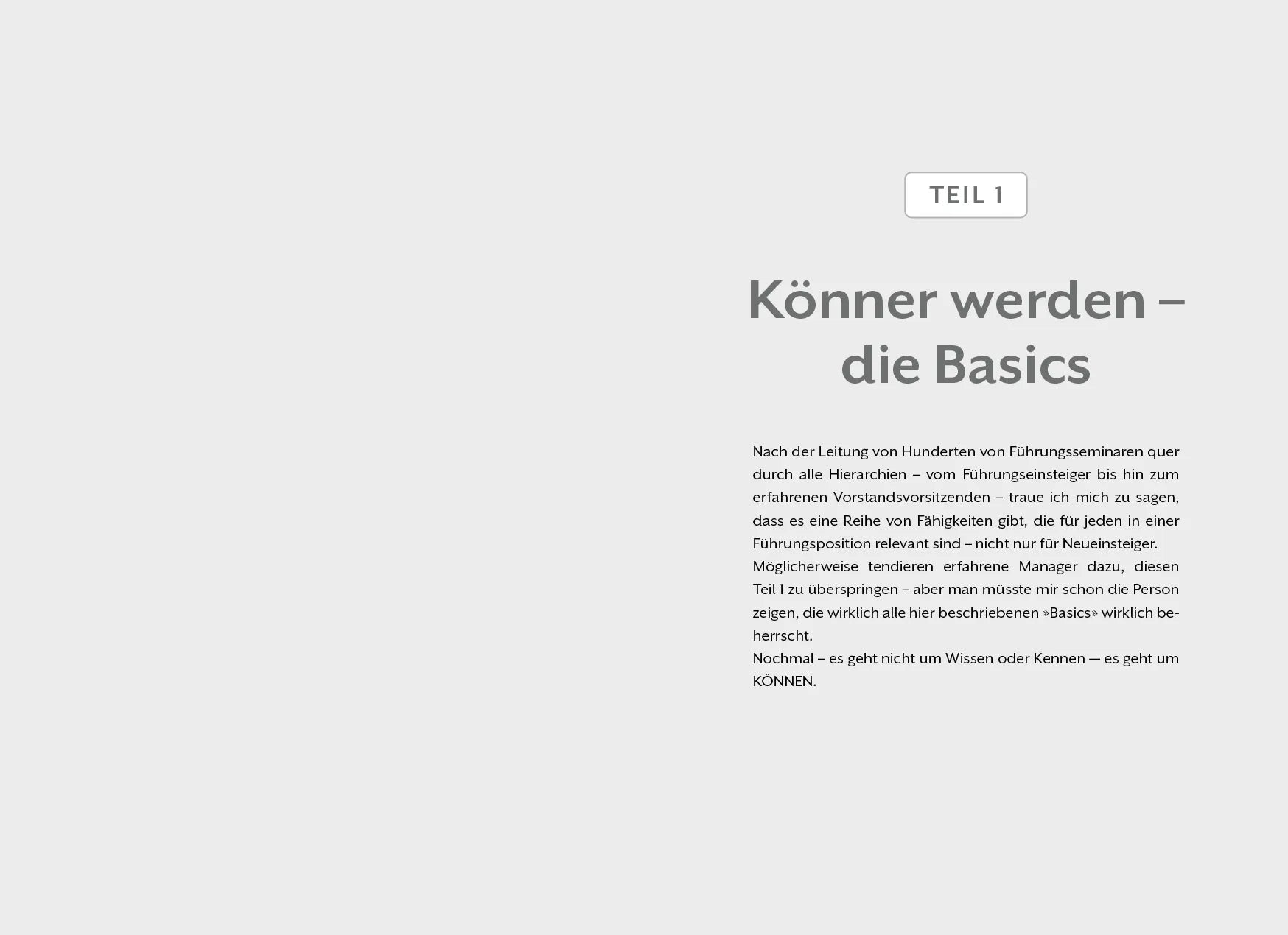 Innenansicht von 'Leadership Essentials' - Gebundene Ausgabe