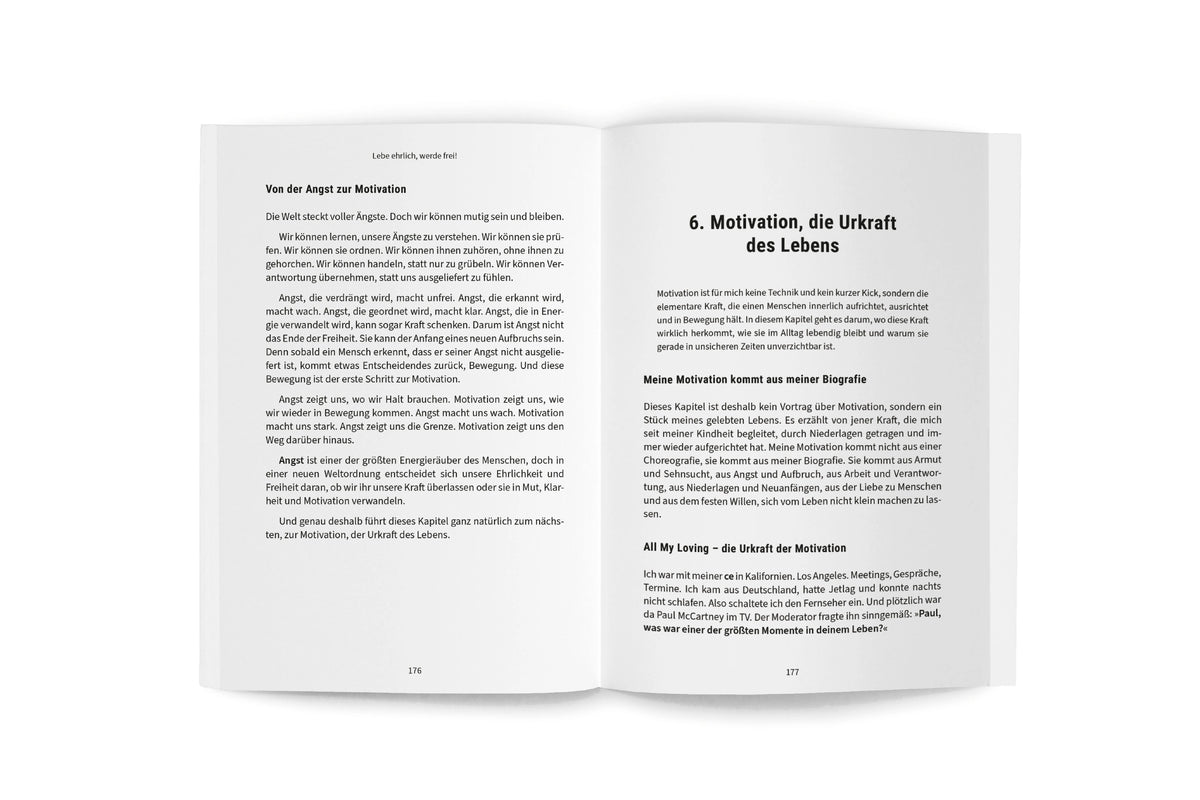 Detailansicht: Lebe ehrlich, werde frei! (Hardcover)
