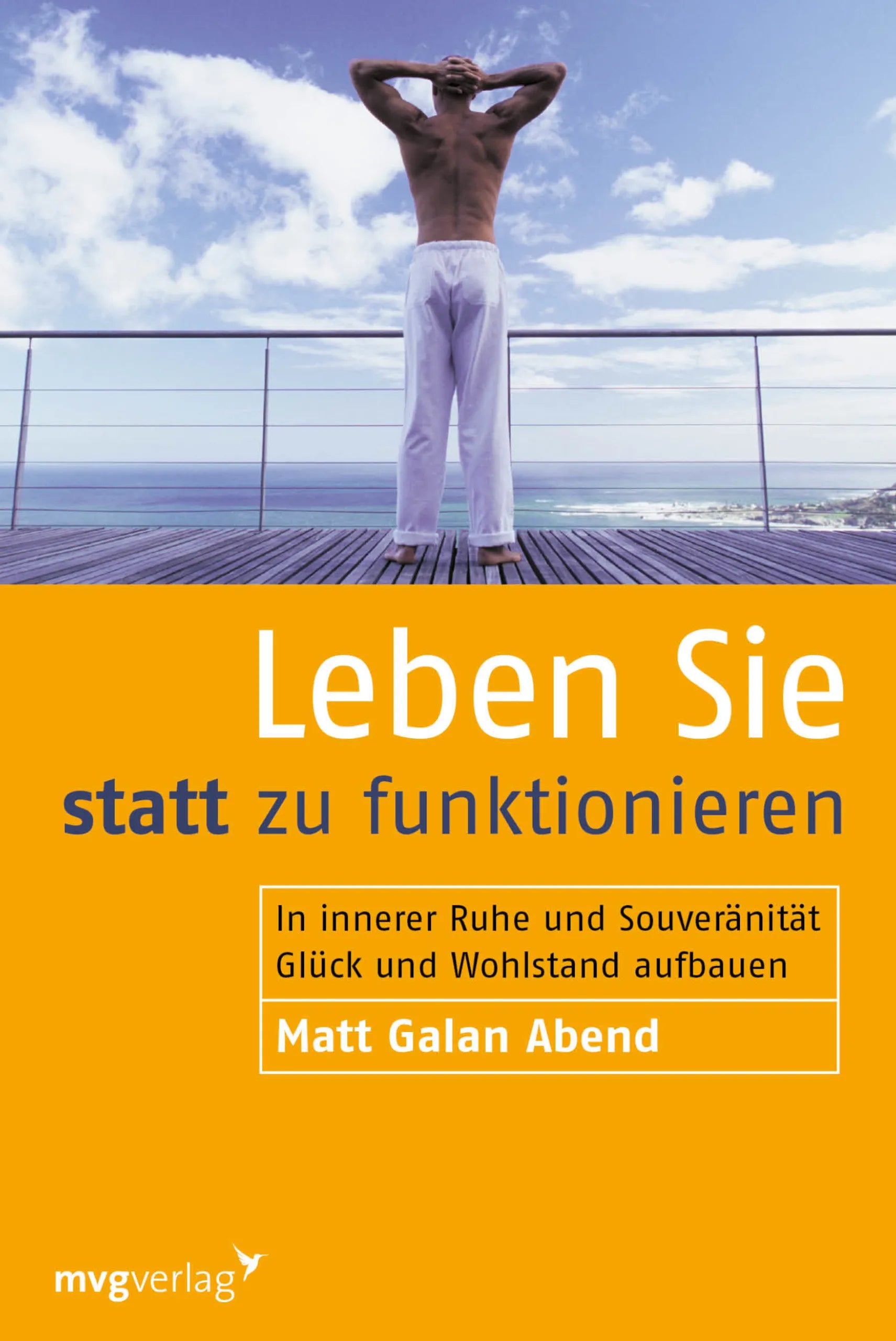 Buchcover von 'Leben Sie statt zu funktionieren' - Paperback von Abend Matt Galan