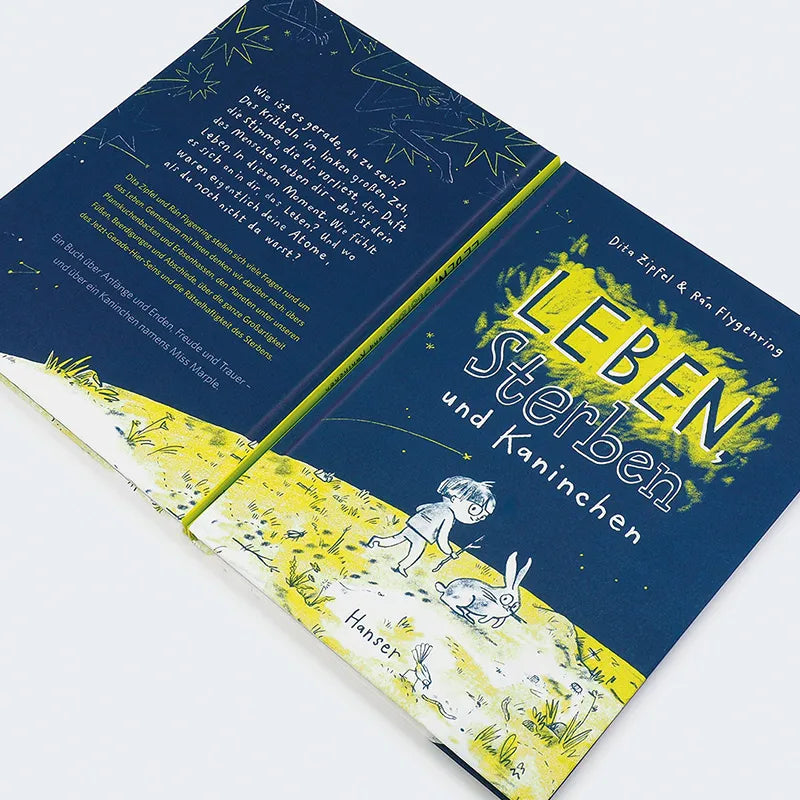 Produktansicht: Leben, Sterben und Kaninchen (Gebundene Ausgabe)
