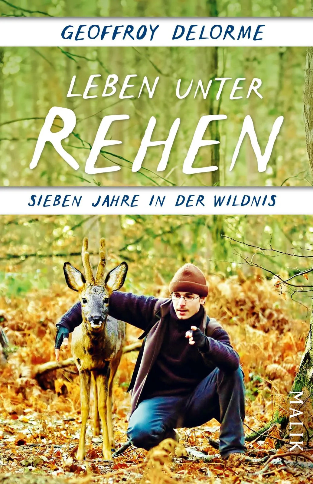 Buchcover von 'Leben unter Rehen' - Taschenbuch von Geoffroy Delorme