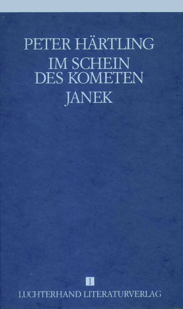 Buchcover von 'Lebensläufe von Zeitgenossen - Im Schein des Kometen /Janek' - Gebundene Ausgabe von Peter Härtling