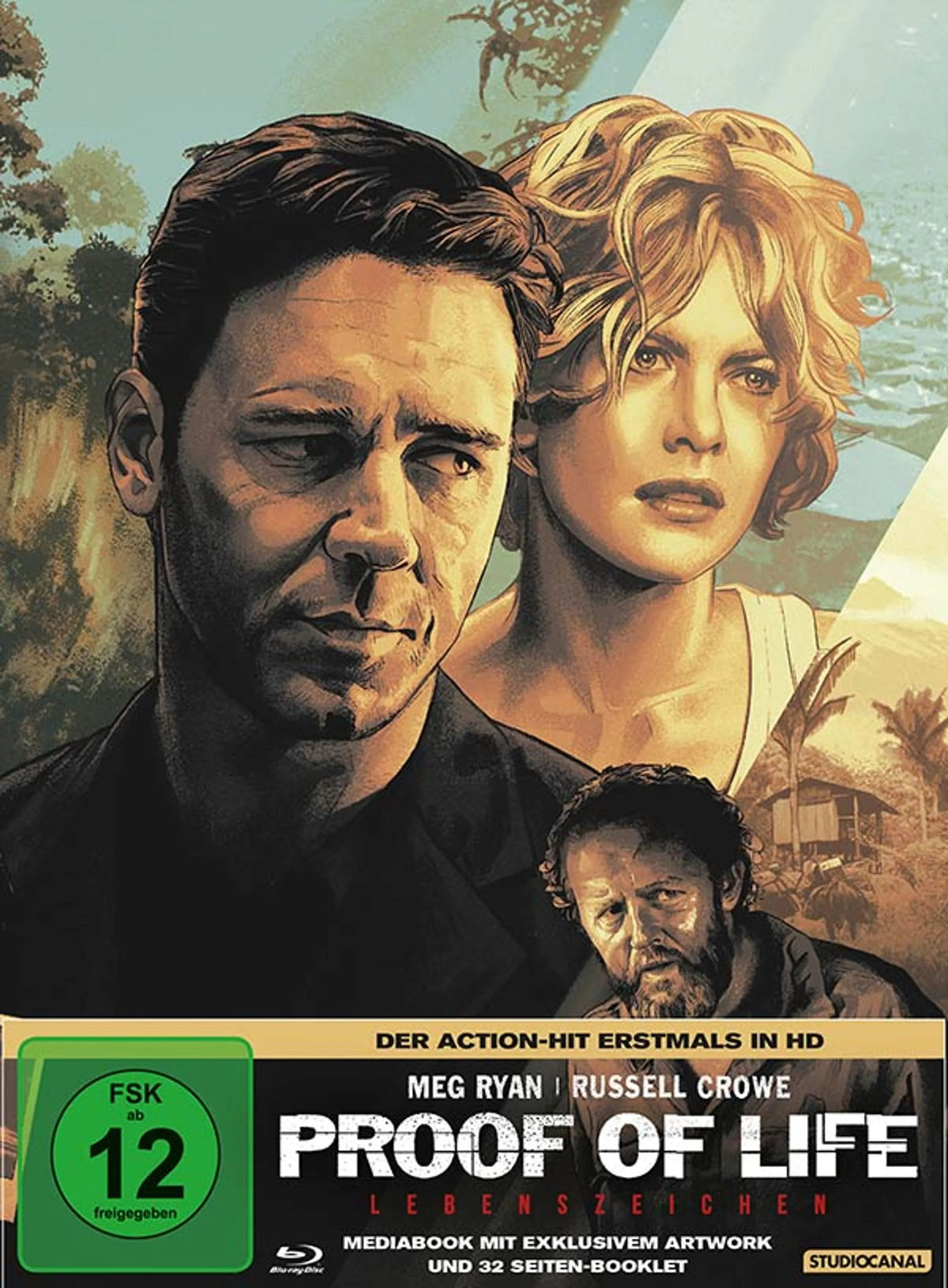 Blu-ray-Cover: Lebenszeichen - Proof of Life. Regie: Taylor Hackford