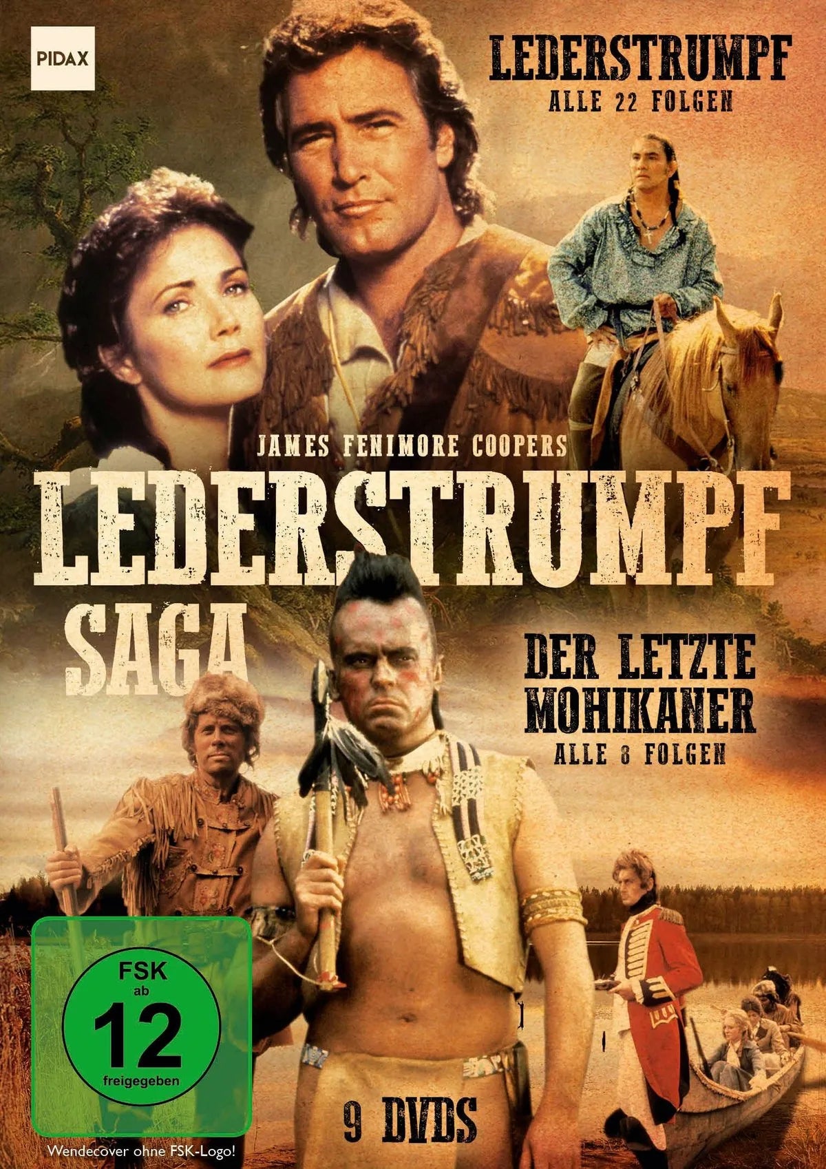 Lederstrumpf-Saga: Lederstrumpf + Der letzte Moh - DVD