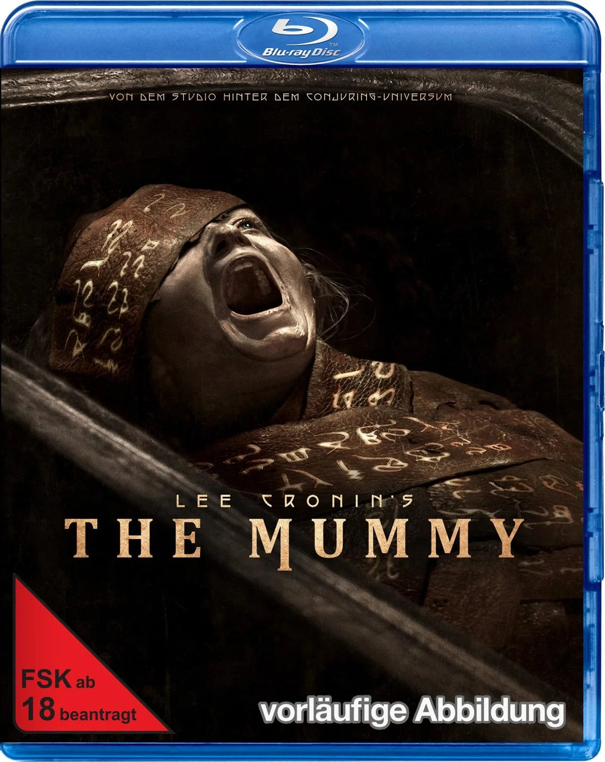 Blu-ray-Cover: Lee Cronin's The Mummy. Vorläufiges Cover - Platzhalterbild