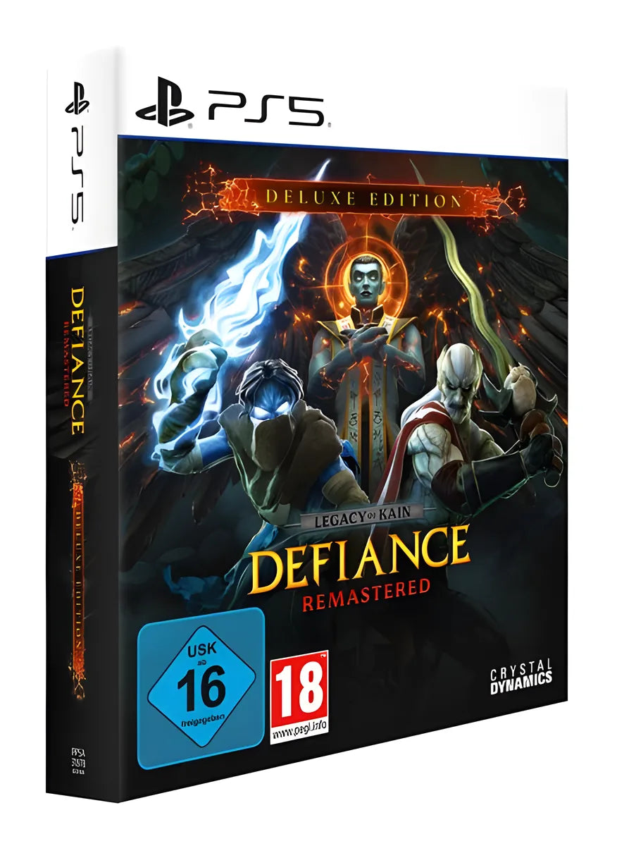 Cover: Legacy of Kain: Defiance Remastered - Deluxe Edition für PlayStation 5. Publisher: Crystal Dynamics
