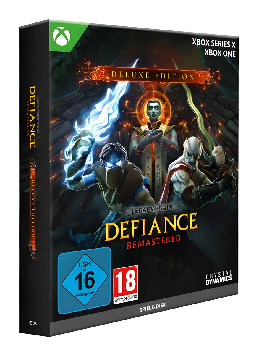 Cover: Legacy of Kain: Defiance Remastered - Deluxe Edition für Xbox Series X. Publisher: Crystal Dynamics