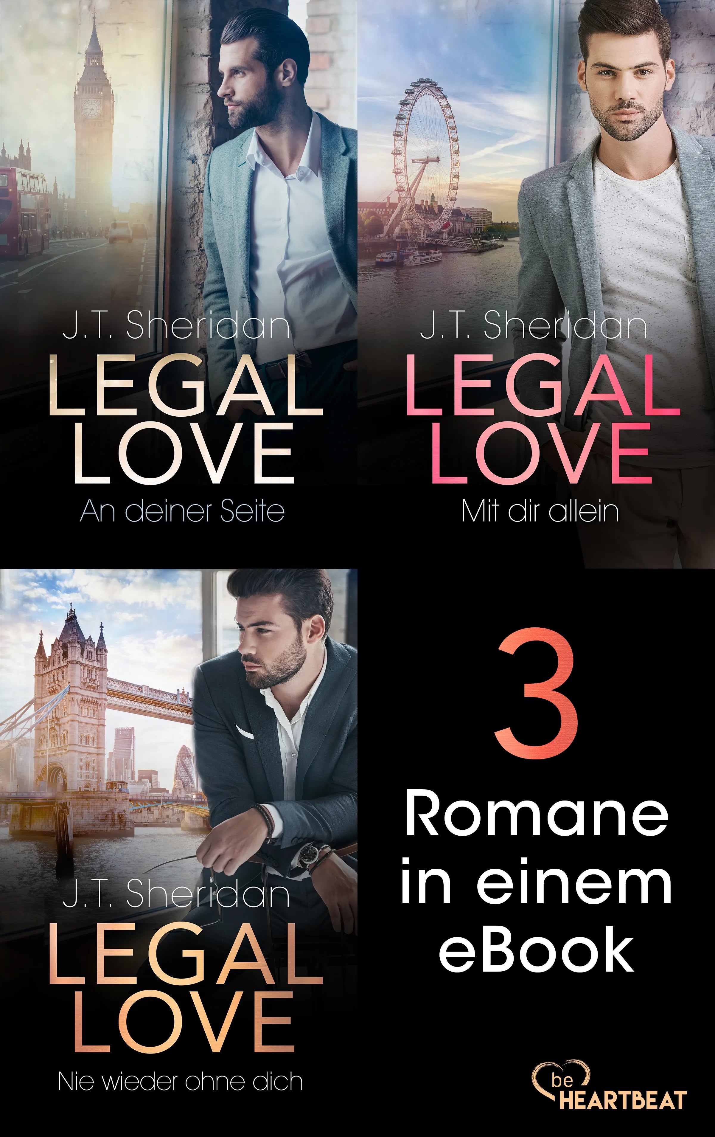 Cover: Legal Love - 3 Romane in einem eBook (E-Book) von J.T. Sheridan