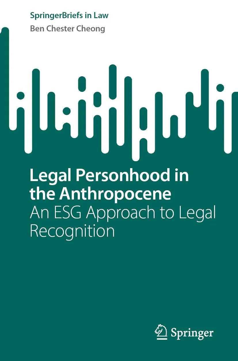 Cover: Legal Personhood in the Anthropocene (E-Book) von Ben Chester Cheong