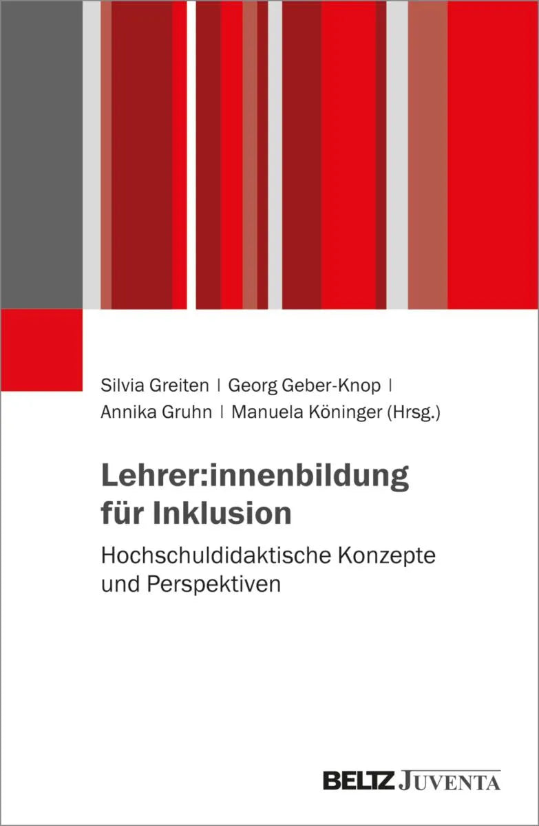 Cover: Lehrer:innenbildung für Inklusion (E-Book) von Silvia Greiten