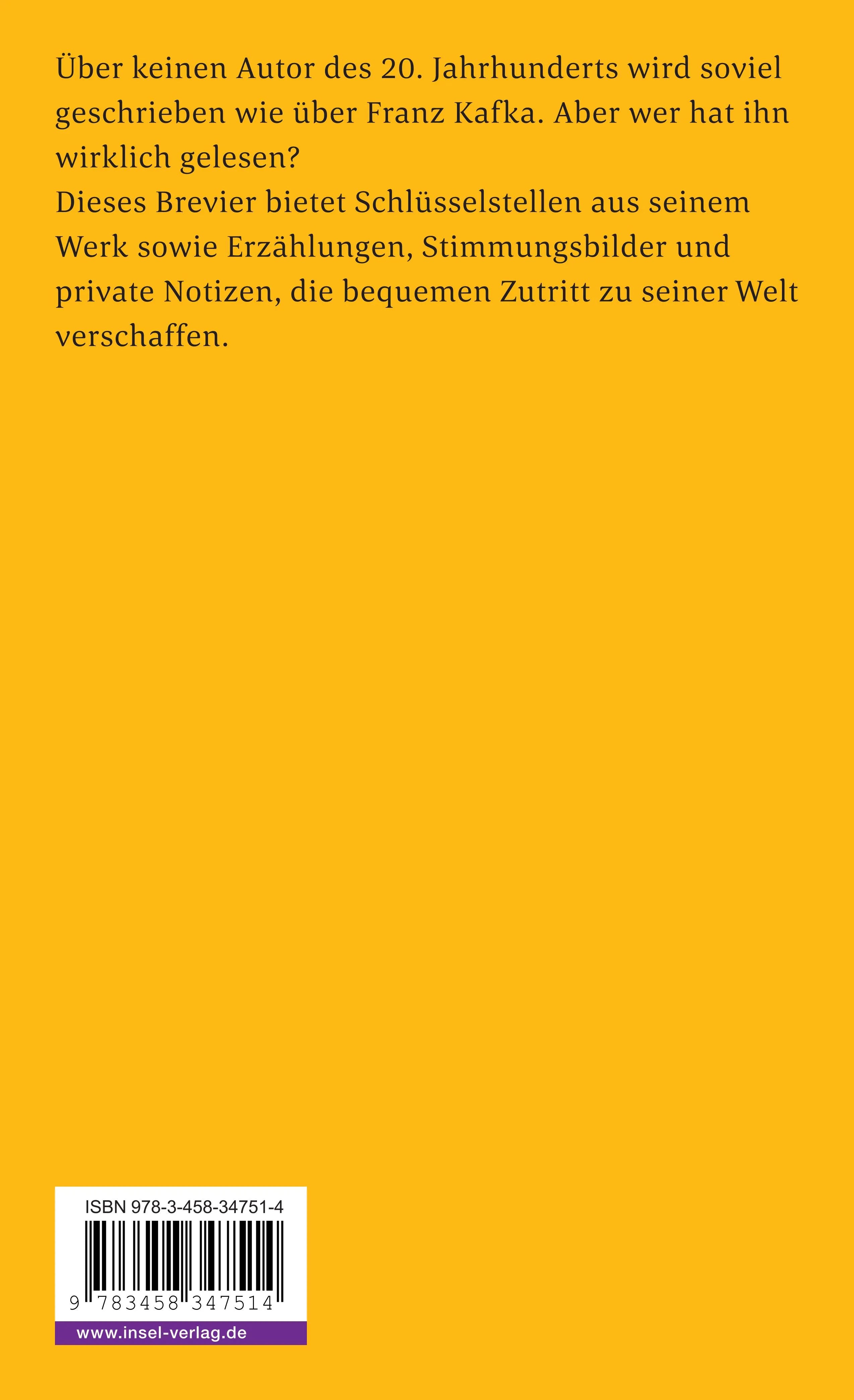 Buchrückseite von 'Lektüre für Minuten' mit Klappentext - Taschenbuch