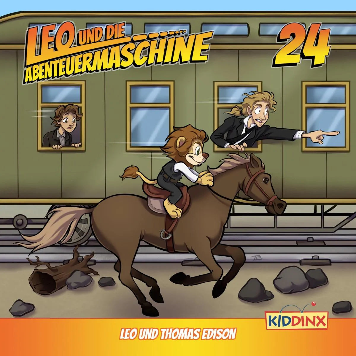 Cover: Leo und Thomas Edison (Hörbuch Download) von Matthias Arnold