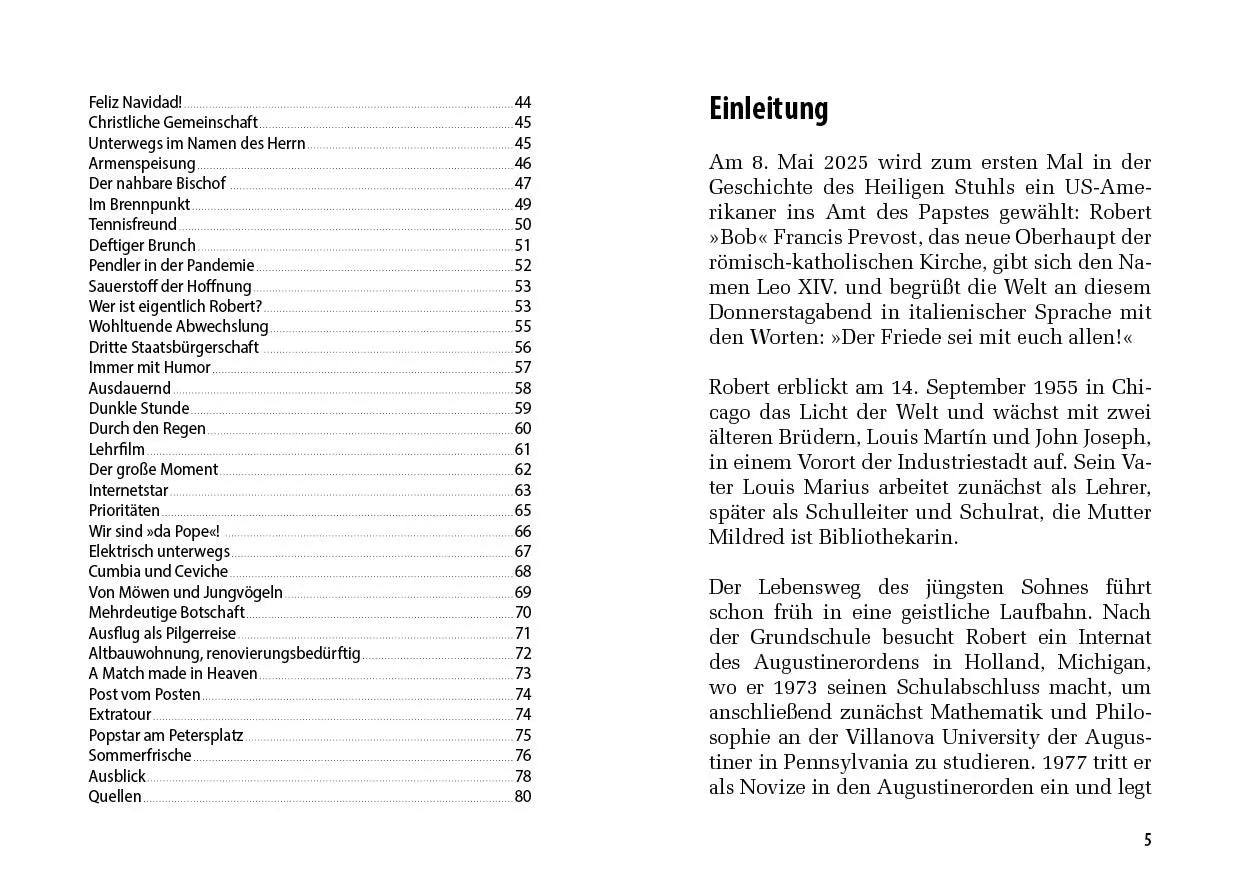 Innenansicht von 'Leo XIV.' - Gebundene Ausgabe