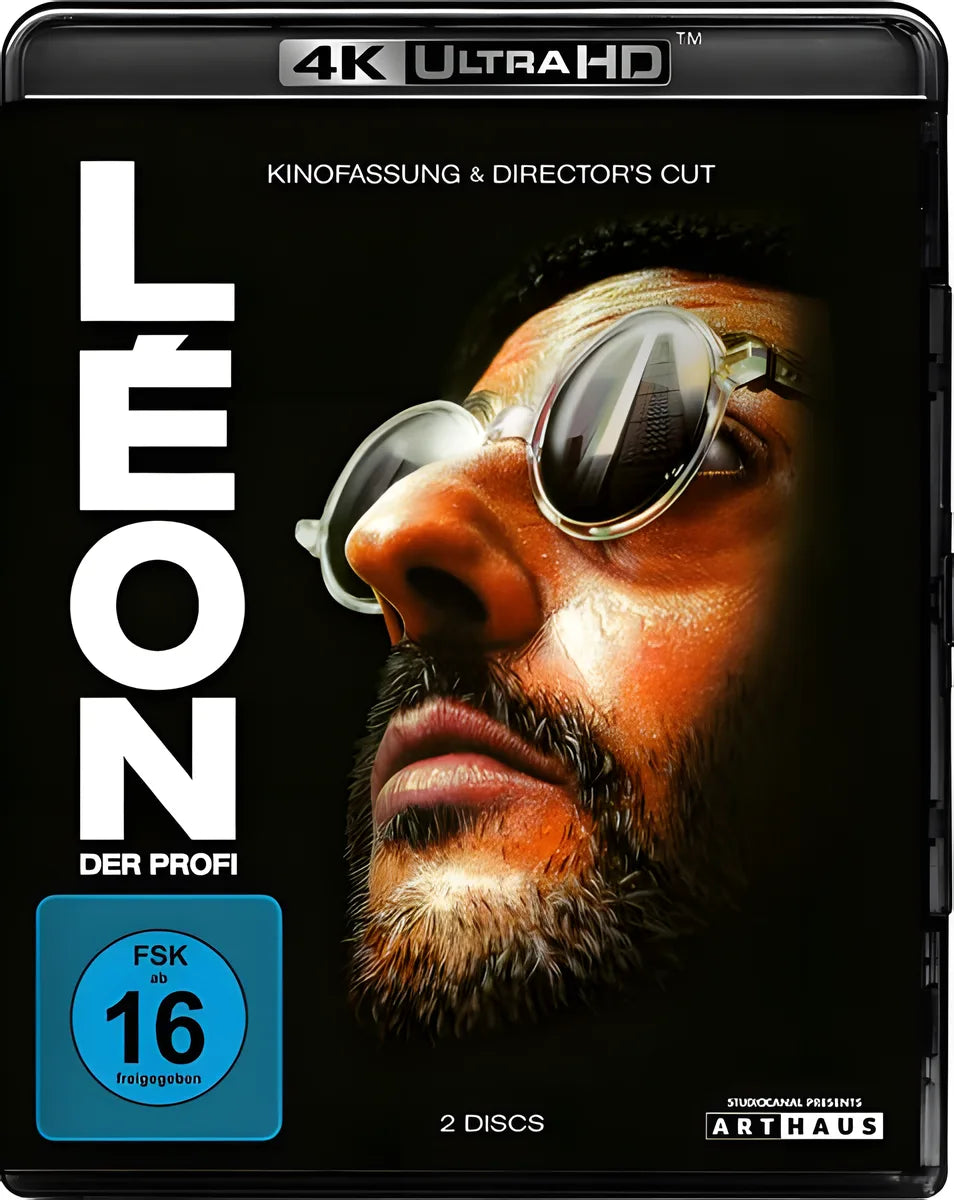 4K UHD Blu-ray-Cover: Léon - Der Profi. Regie: Luc Besson