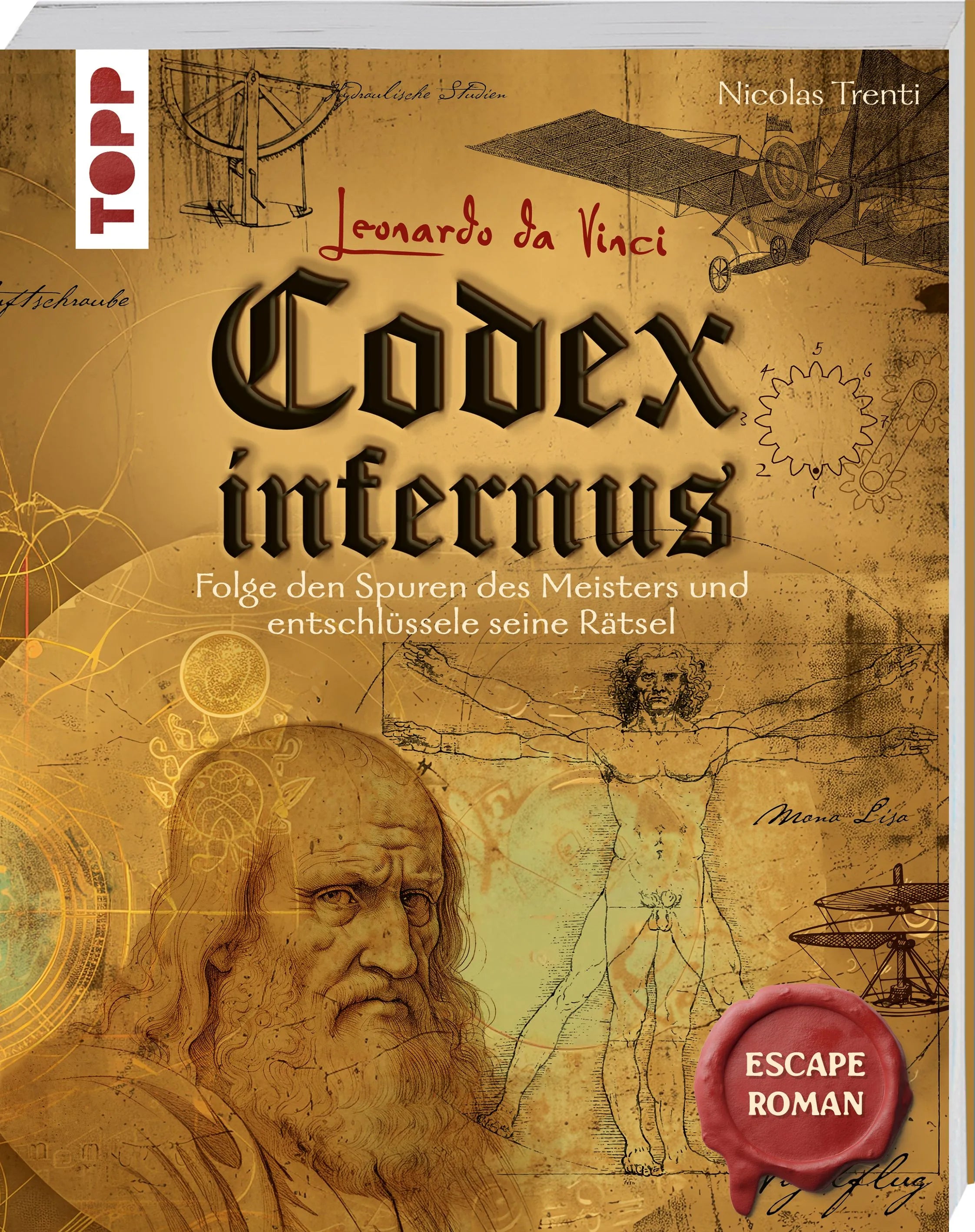 Cover: Leonardo da Vincis Codex Infernus. Escape-Roman (Taschenbuch) von Nicolas Trenti