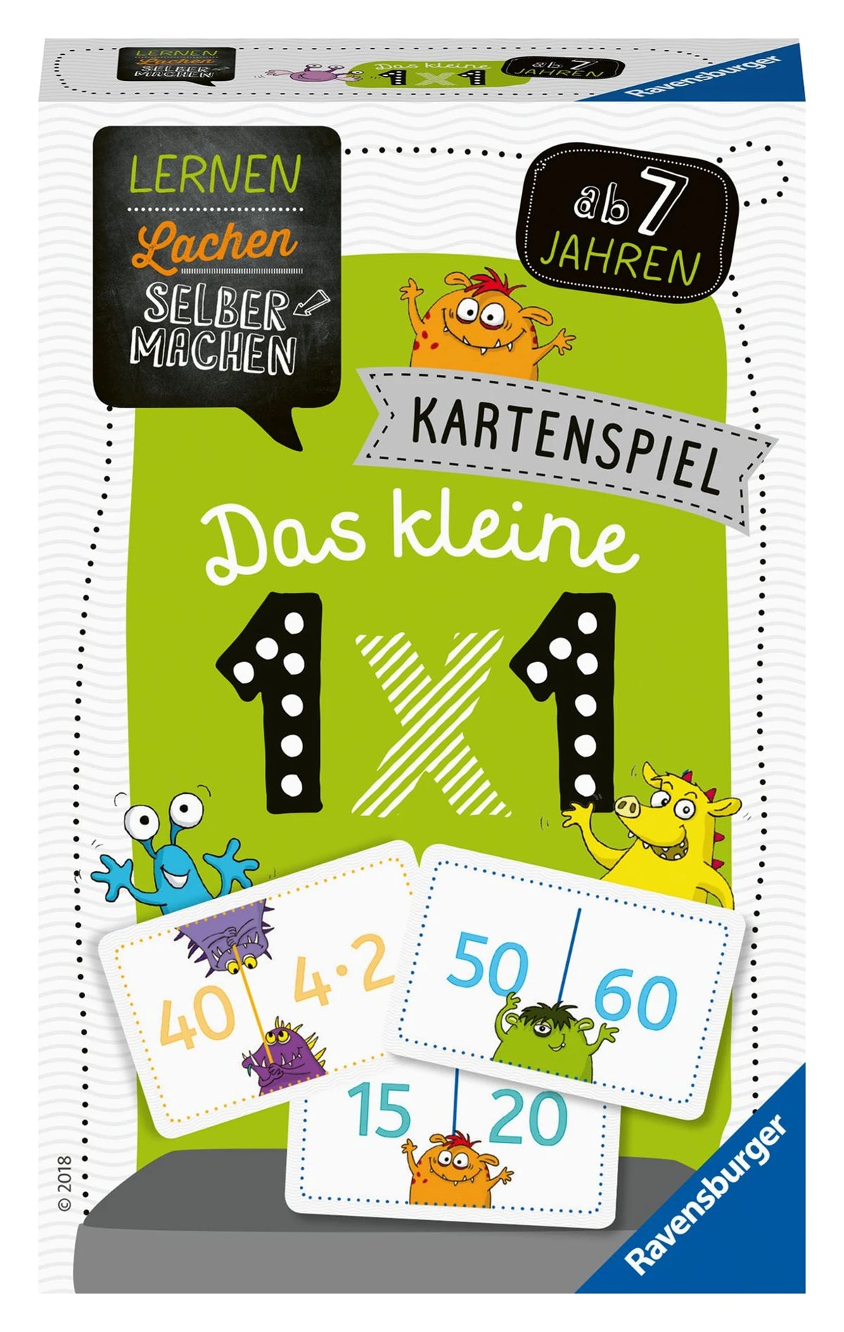 Kartenspiel: Lernen Lachen Selbermachen: Das kleine 1 x 1 - Kartenspiel ab 7 Jahre