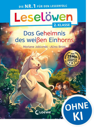 Leselöwen 2. Klasse - Das Geheimnis des weißen Einhorns