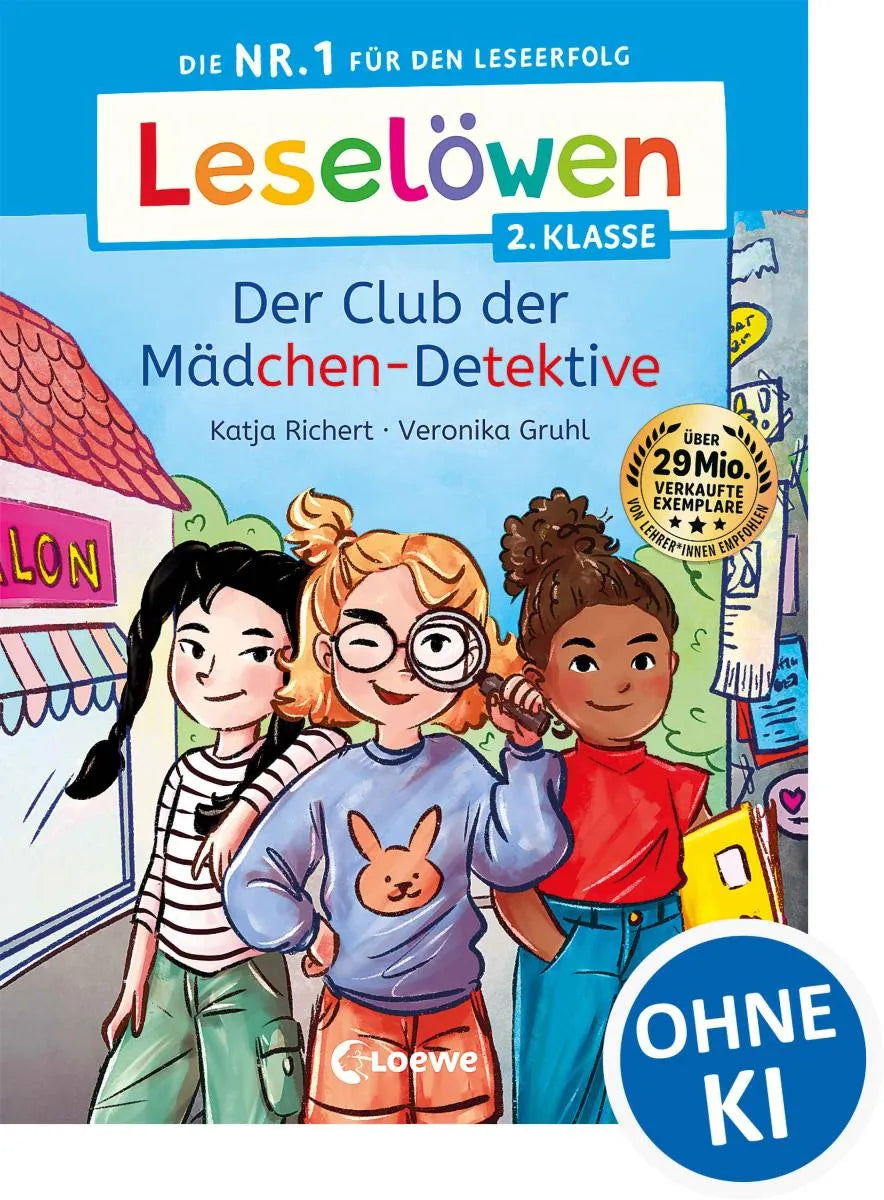 Cover: Leselöwen 2. Klasse - Der Club der Mädchen-Detektive (E-Book) von Katja Richert