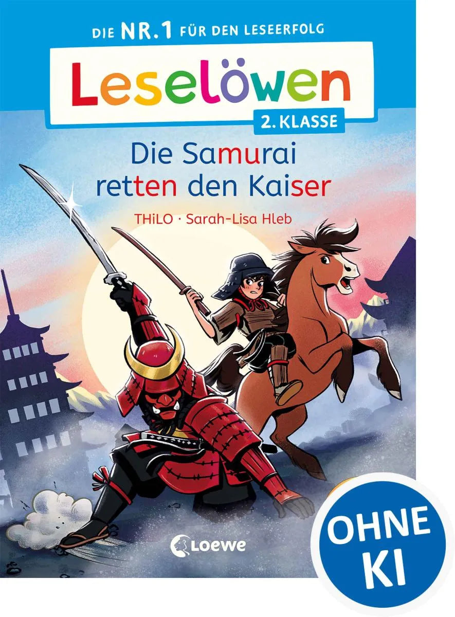 Cover: Leselöwen 2. Klasse - Die Samurai retten den Kaiser (E-Book) von THiLO
