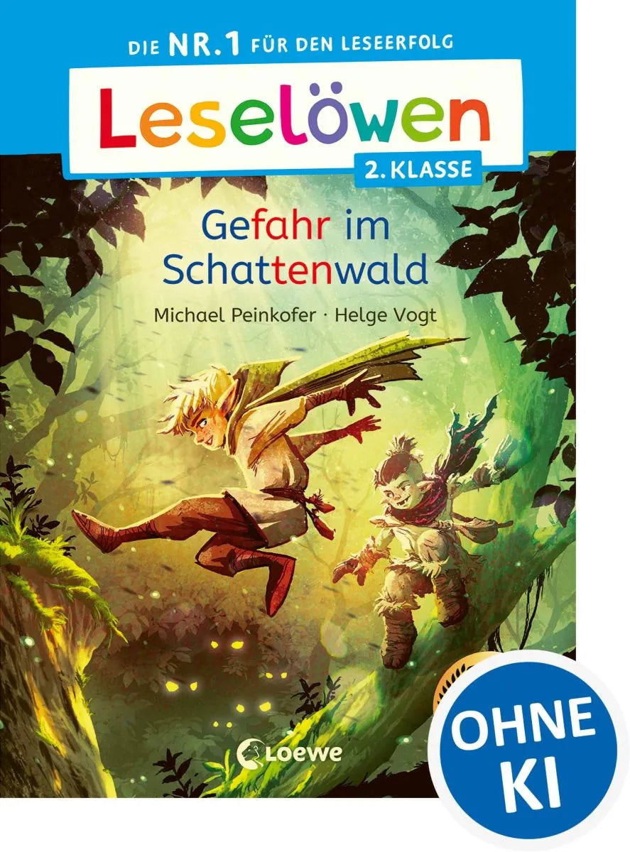 Cover: Leselöwen 2. Klasse - Gefahr im Schattenwald (E-Book) von Michael Peinkofer
