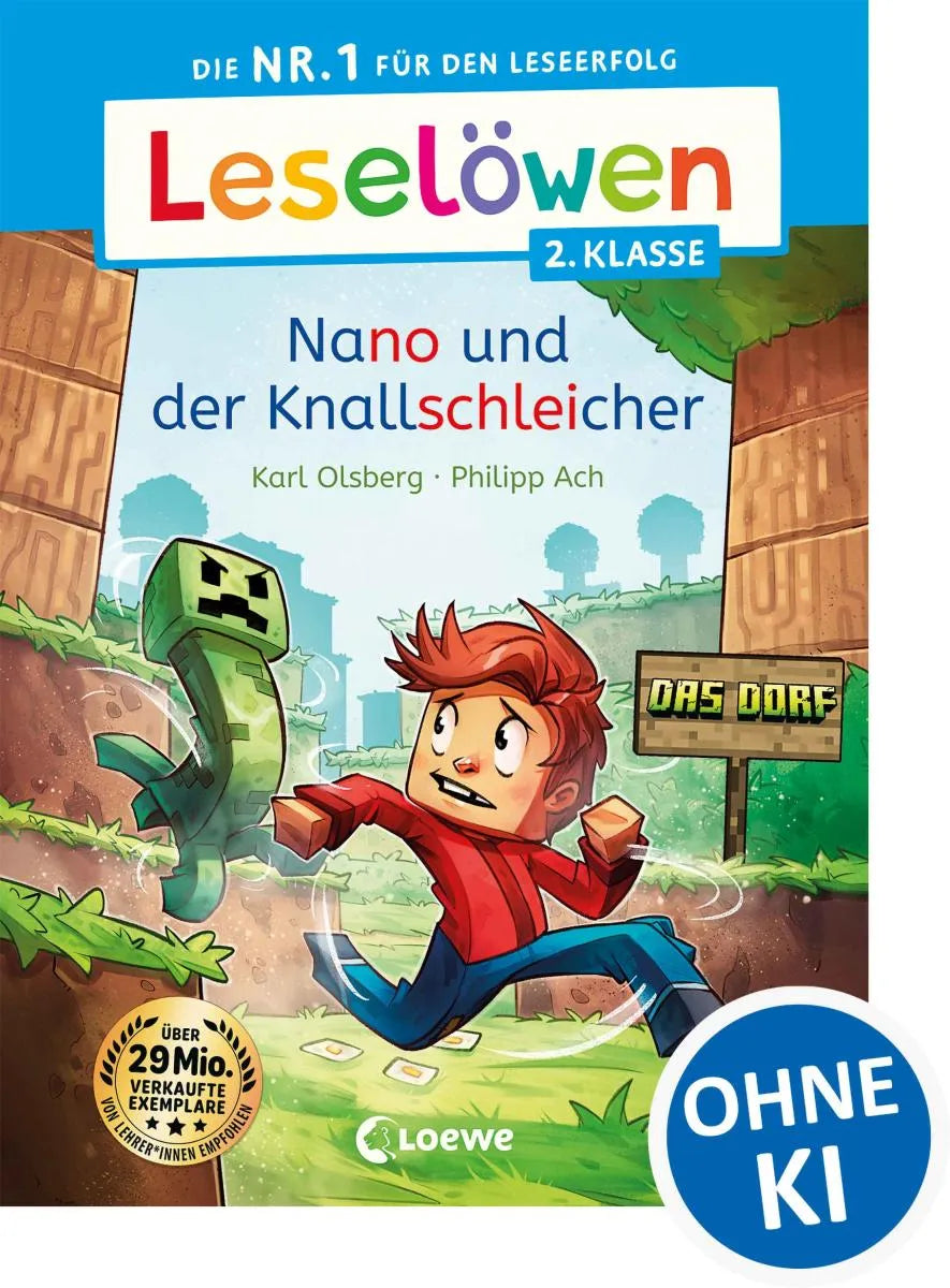 Cover: Leselöwen 2. Klasse - Nano und der Knallschleicher (E-Book) von Karl Olsberg