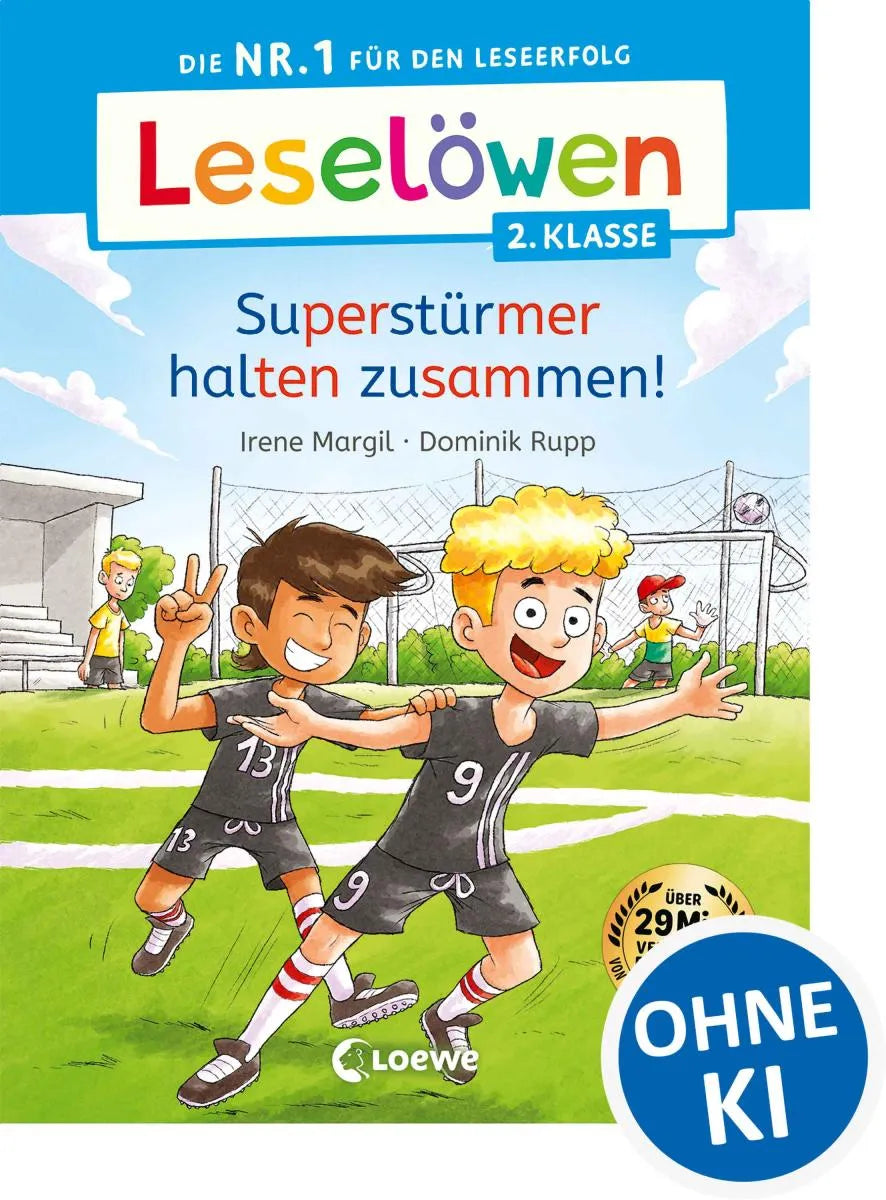Cover: Leselöwen 2. Klasse - Superstürmer halten zusammen! (E-Book) von Irene Margil