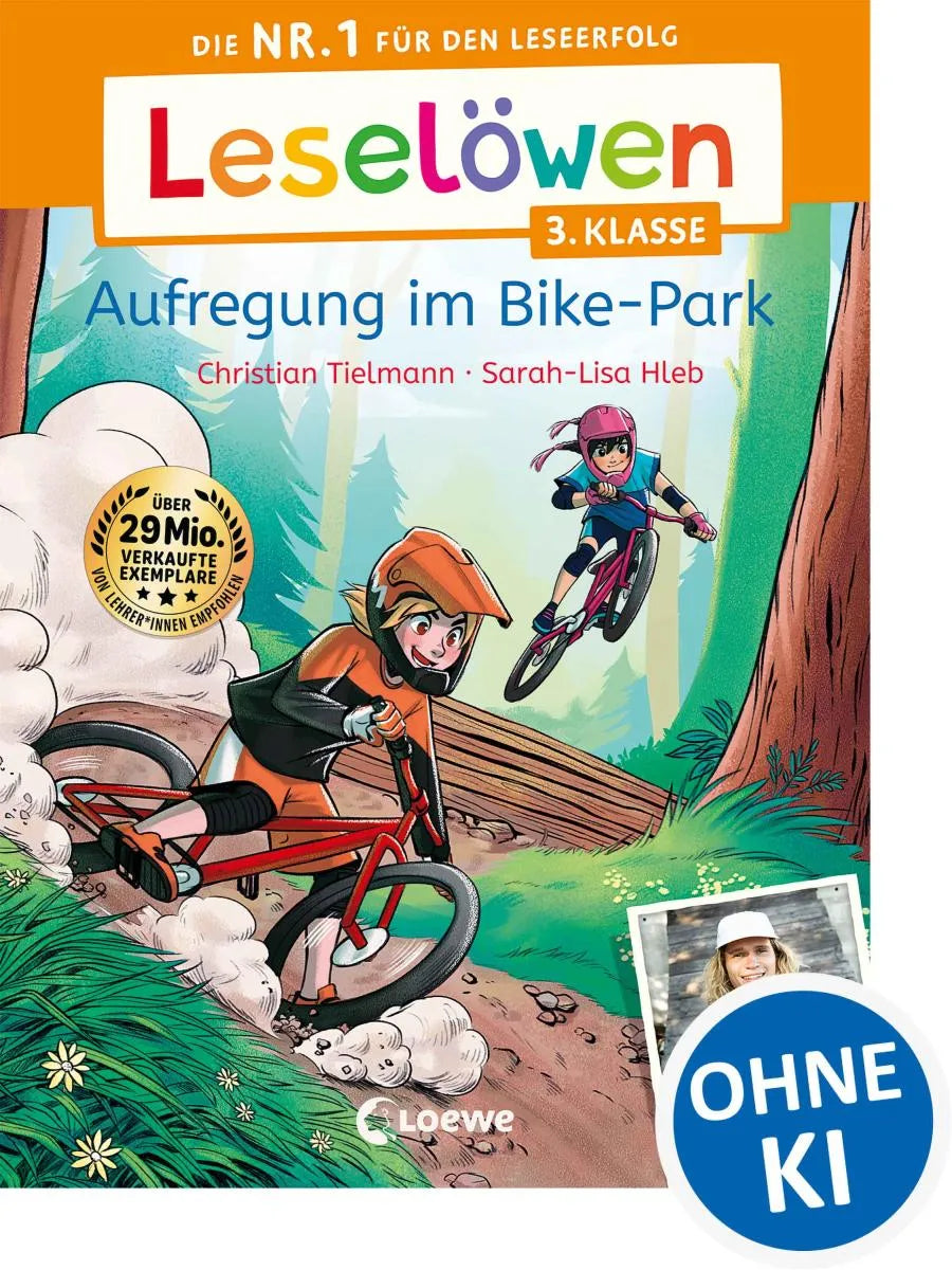 Cover: Leselöwen 3. Klasse - Aufregung im Bike-Park (E-Book) von Christian Tielmann
